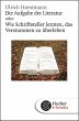 Die Aufgabe der Literatur (eBook, ePUB) - Bild 1