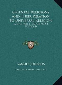 Oriental Religions And Their Relation To Universal Religion