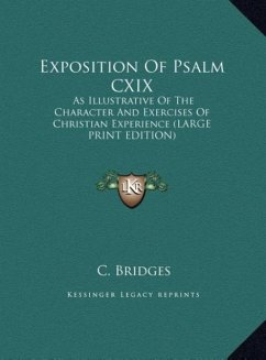 Exposition Of Psalm CXIX