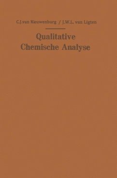 Qualitative Chemische Analyse - Nieuwenburg, Cornelius J. van;Ligten, J.W.L. van