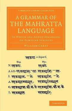 A Grammar of the Mahratta Language - Carey, William