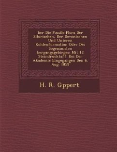 Ber Die Fossile Flora Der Silurischen, Der Devonischen Und Unteren Kohlenformation Oder Des Sogenannten Bergangsgebirges: Mit 12 Steindrucktaff. Bei D - G. Ppert, H. R.