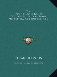 The True History Of Joshua Davidson, Alton Locke, Tailor And Poet (LARGE PRINT EDITION)