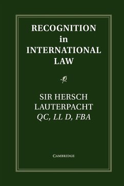 Recognition in International Law - Lauterpacht, Hersch