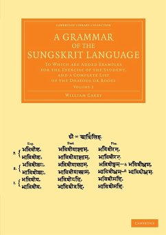 A Grammar of the Sungskrit Language - Volume 2 - Carey, William