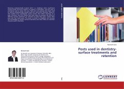 Posts used in dentistry-surface treatments and retention