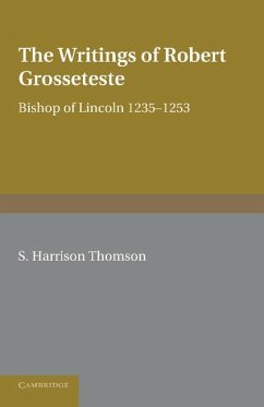 Cover The Writings of Robert Grosseteste, Bishop of Lincoln 1235-1253