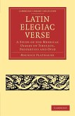 Latin Elegiac Verse