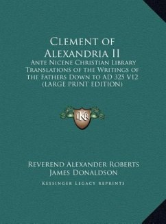 Clement of Alexandria II