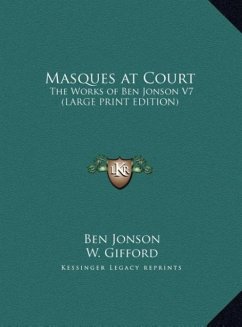 Masques at Court - Jonson, Ben