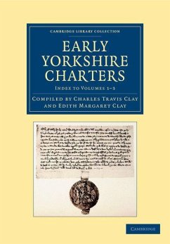 Cover Early Yorkshire Charters