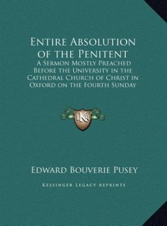 Entire Absolution of the Penitent