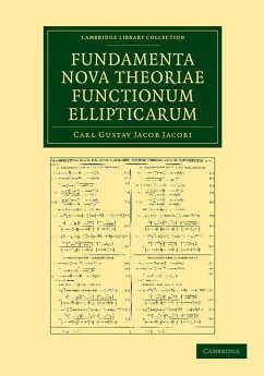 Cover Fundamenta nova theoriae functionum ellipticarum