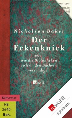 Der Eckenknick (eBook, ePUB) - Baker, Nicholson