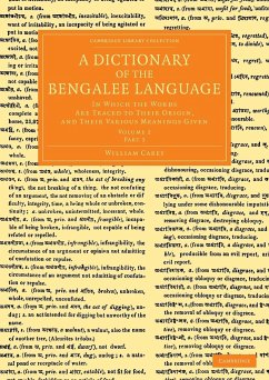 A Dictionary of the Bengalee Language - Volume 2 - Carey, William