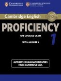 Cambridge English Proficiency 1 for Updated Exam Student's Book with Answers: Authentic Examination Papers from Cambridge ESOL