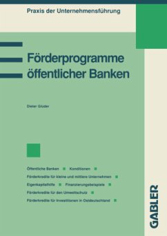 Förderprogramme öffentlicher Banken - Glüder, Dieter