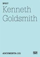 Kenneth Goldsmith (eBook, ePUB) - Goldsmith, Kenneth