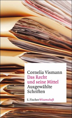 Das Recht und seine Mittel (eBook, ePUB) - Vismann, Cornelia