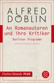 An Romanautoren und ihre Kritiker (eBook, ePUB)