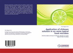 Application of chitosan solution in on some typical food microbes