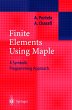 Finite Elements Using Maple - Bild 1