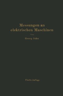 Messungen an elektrischen Maschinen - Jahn, Georg;Krause, R.