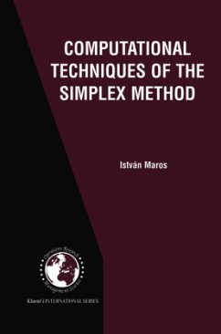 Computational Techniques of the Simplex Method - Maros, István