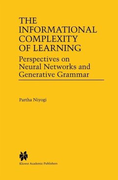 The Informational Complexity of Learning - Niyogi, Partha