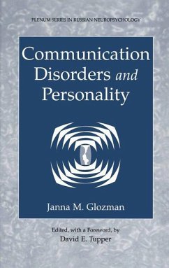 Communication Disorders and Personality - Glozman, Janna M.