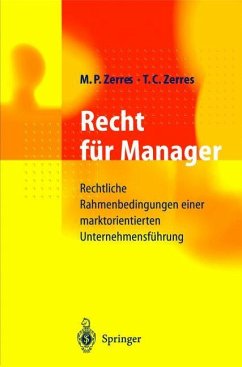 Recht für Manager - Zerres, Michael P.;Zerres, Thomas C.
