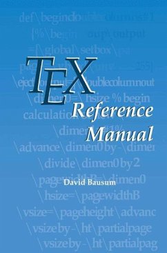 TeX Reference Manual - Bausum, David