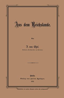Aus dem Reichslande - Etzel, F. von