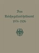 Das Reichsgesundheitsamt 1876-1926 - Bild 1