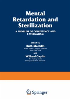 Mental Retardation and Sterilization - Gaylin, Willard; Macklin, Ruth