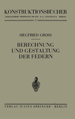 Cover Berechnung und Gestaltung der Federn