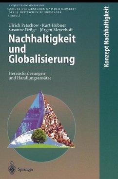 Nachhaltigkeit und Globalisierung - Petschow, Ulrich;Hübner, Kurt;Dröge, Susanne