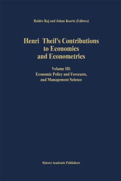 Henri Theil's Contributions to Economics and Econometrics