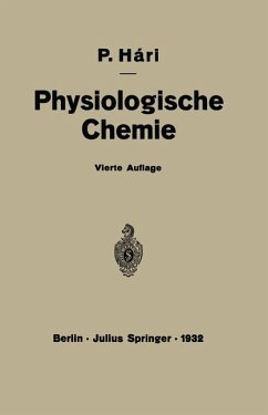 Kurzes Lehrbuch der Physiologischen Chemie - Haari, Paul