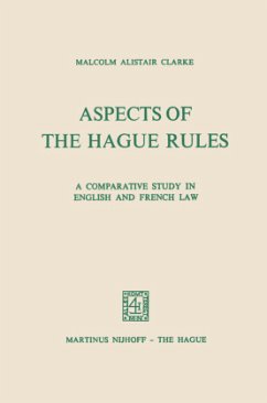 Aspects of the Hague Rules - Clarke, Malcolm Alistair