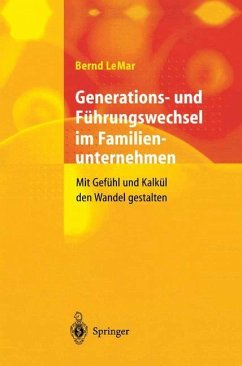 Generations- und Führungswechsel im Familienunternehmen - LeMar, Bernd