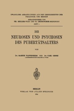 Cover Die Neurosen und Psychosen des Pubertätsalters