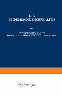 Die Epidemische Encephalitis - Stern, Felix