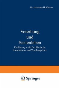 Vererbung und Seelenleben - Hoffmann, Hermann