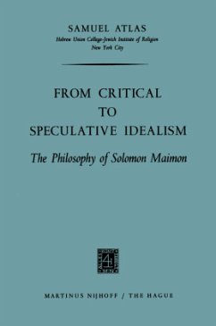 From Critical to Speculative Idealism - Atlas, Samuel