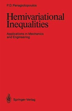 Hemivariational Inequalities - Panagiotopoulos, Panagiotis D.