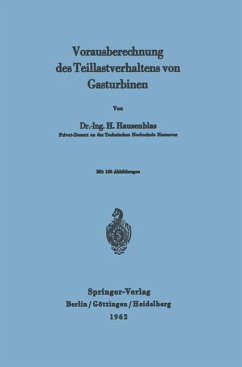 Vorausberechnung des Teillastverhaltens von Gasturbinen - Hausenblas, H.