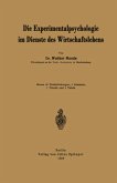 Die Experimentalpsychologie im Dienste des Wirtschaftslebens