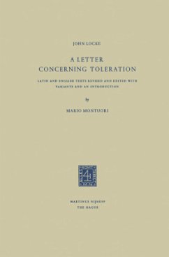 A Letter Concerning Toleration - Locke, John