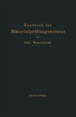 Handbuch des Materialprüfungswesens für Maschinen- und Bauingenieure